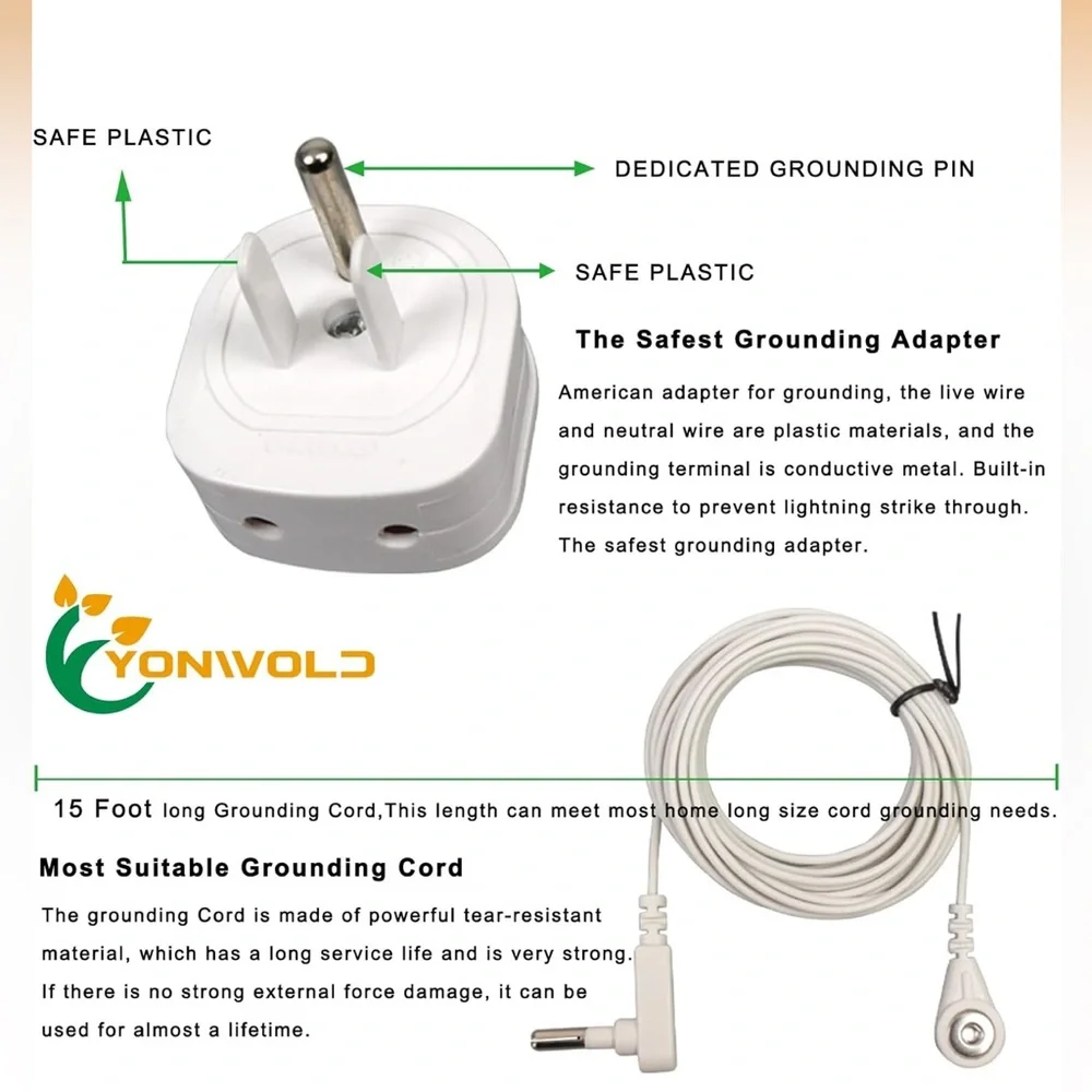 White Organic Grounding Mattress Cover